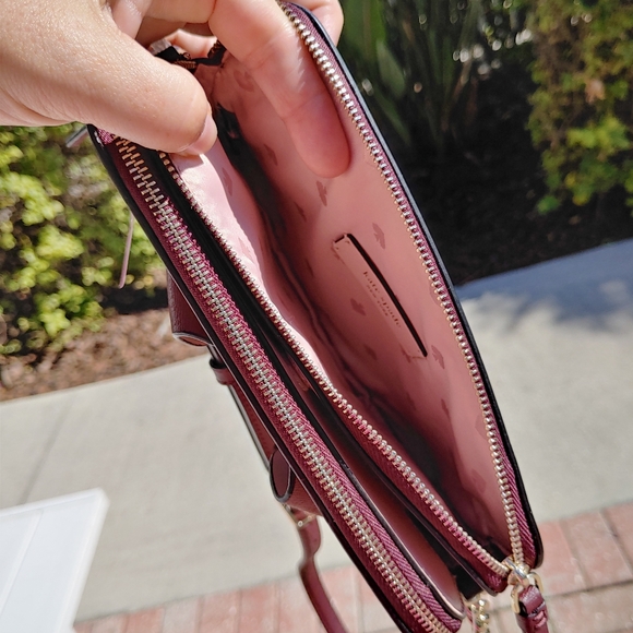 Kate Spade Floral Pup Double Zip Small Crossbody - Picture 6 of 12